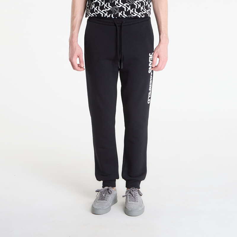 Tepláky Karl Lagerfeld Jeans Text Logo Slim Sweatpant Black L 67643419