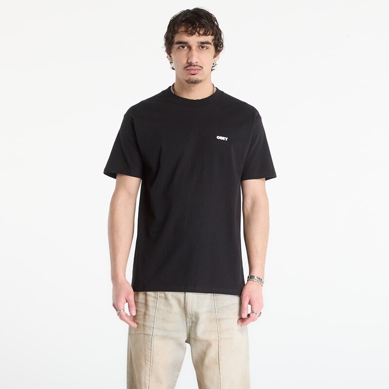 OBEY Clothing Tričko OBEY The Medium Is The Message Black M 67644187