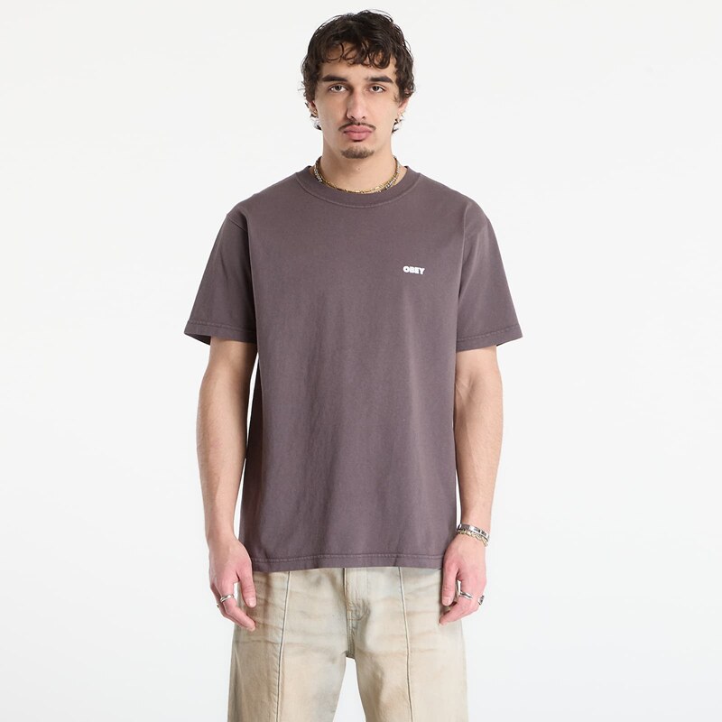 OBEY Clothing Tričko OBEY Bold Icon Face Pigment Dusty Black M 67644180