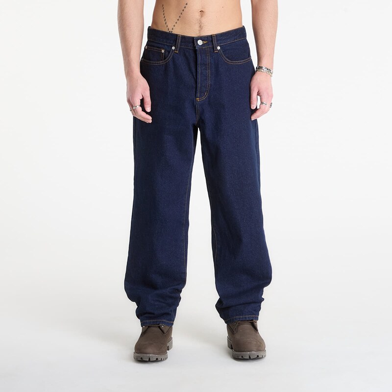 E-shop OBEY Clothing Džínsy OBEY Classic Baggy Denim Rinse Indigo W31