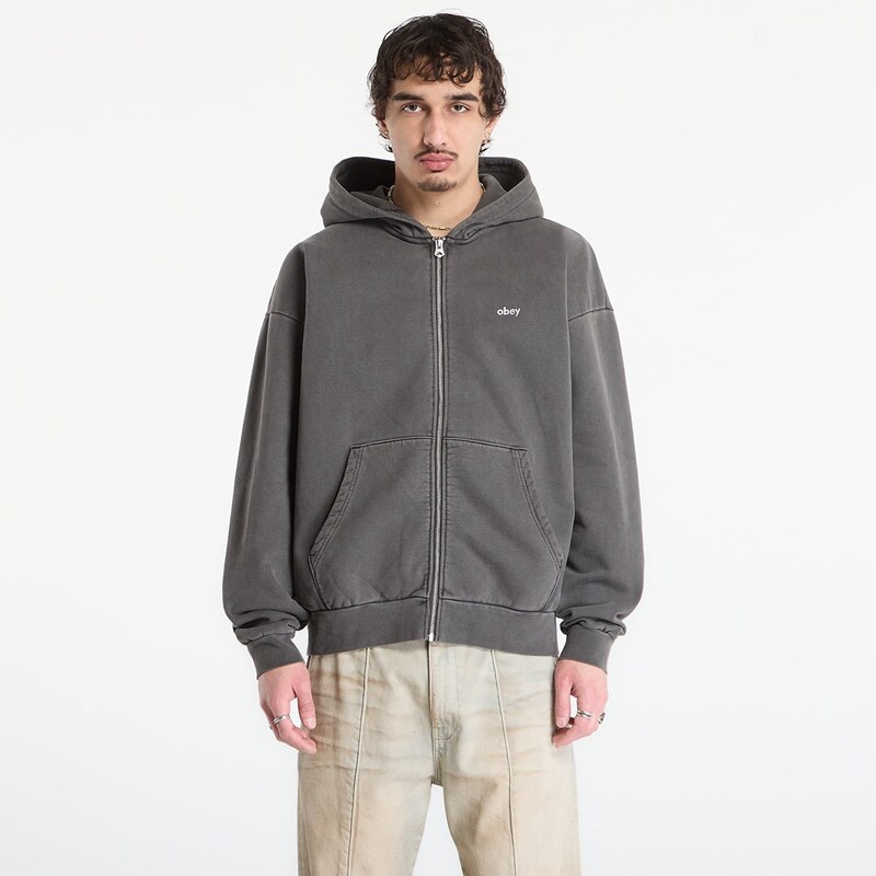 OBEY Clothing Mikina OBEY Lowercase Pigment Zip Hood Pigment Digital 67643435