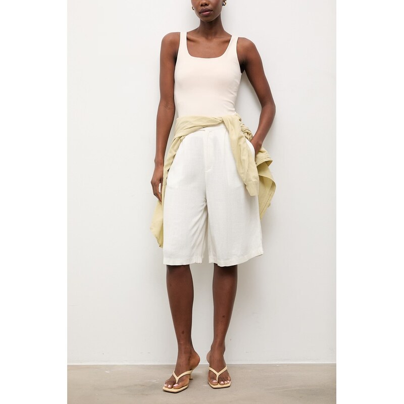 Ľanové šortky Answear.LAB 64121602