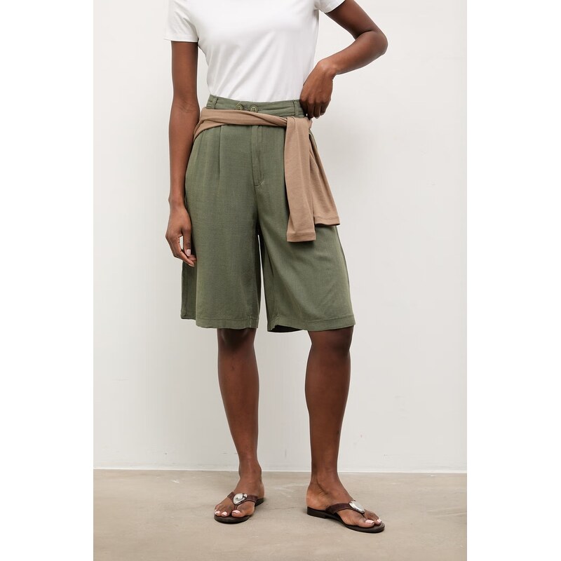 Ľanové šortky Answear.LAB 64168245