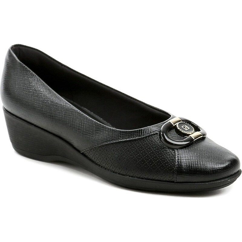 Piccadilly 143233-2 čierne dámske lodičky na kline 67643724