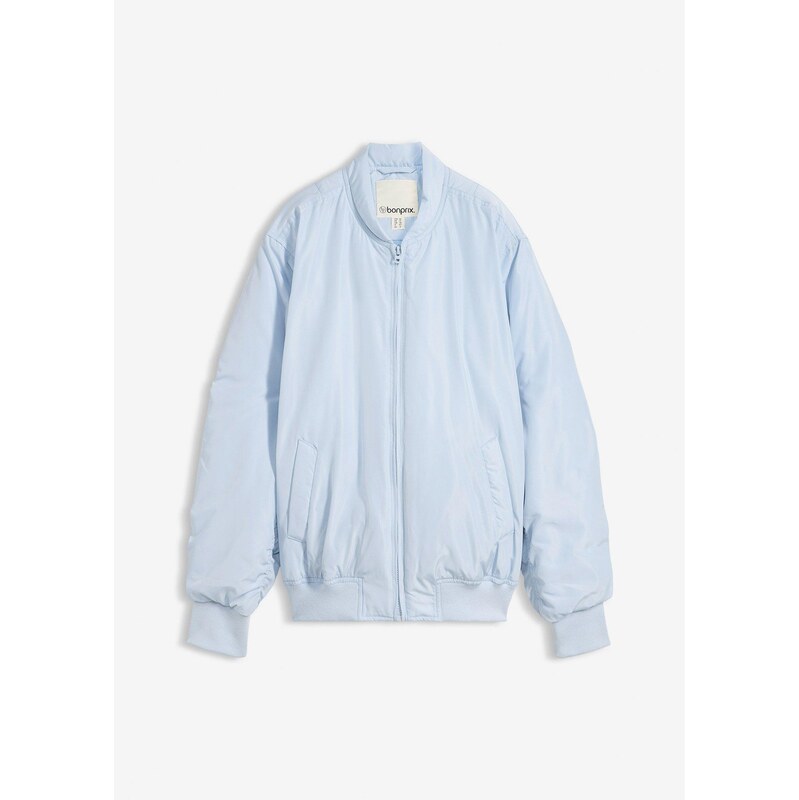 bonprix Mierne vatovaný bluzón, farba modrá 67644046