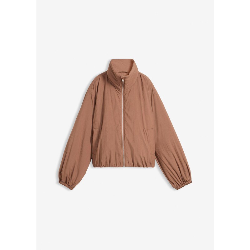 bonprix Bluzón, odpudzujúci vodu, farba hnedá 67644056