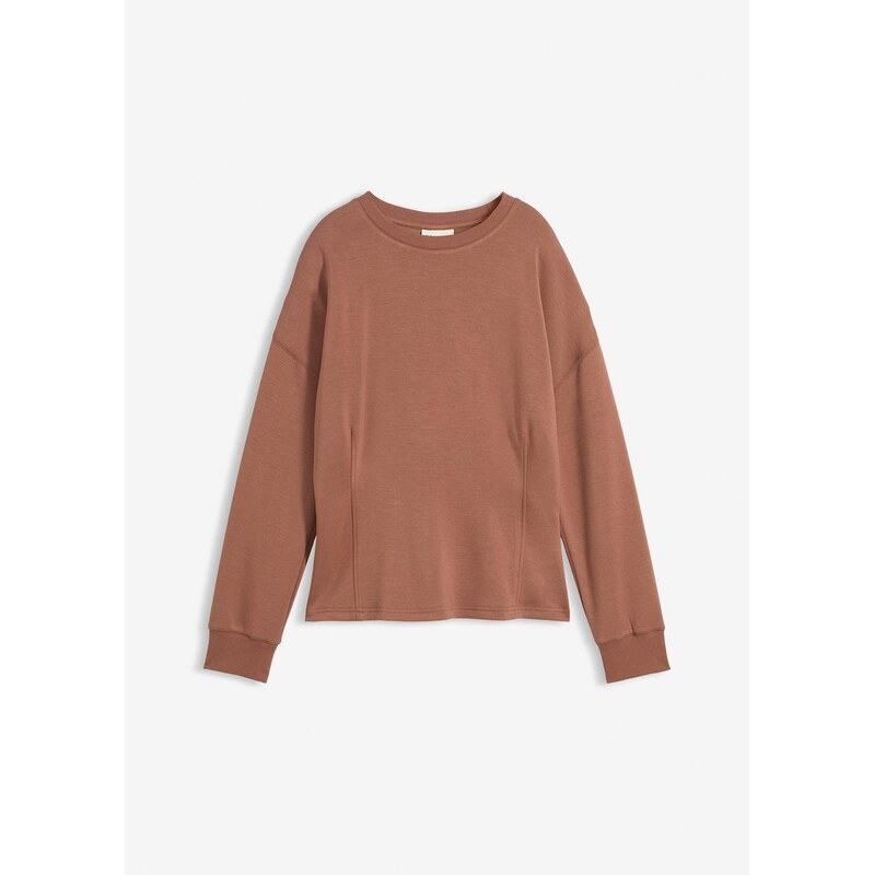 bonprix Mikina, farba hnedá 67644064