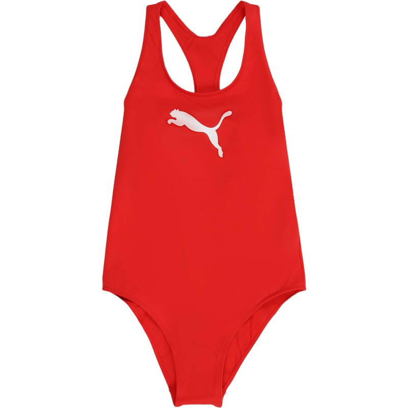 PUMA Jednodielne plavky červená / biela 67651962