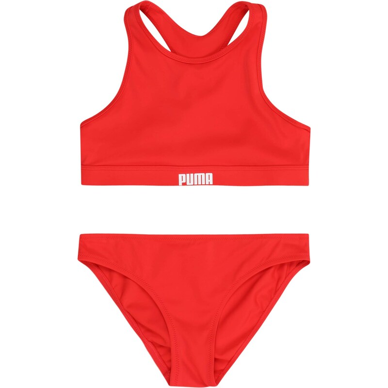 PUMA Bikiny červená / biela 67651965
