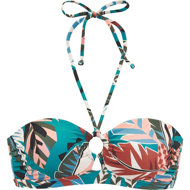 BUFFALO Bikinový top vodová / ružová / burgundská / čierna 67652062