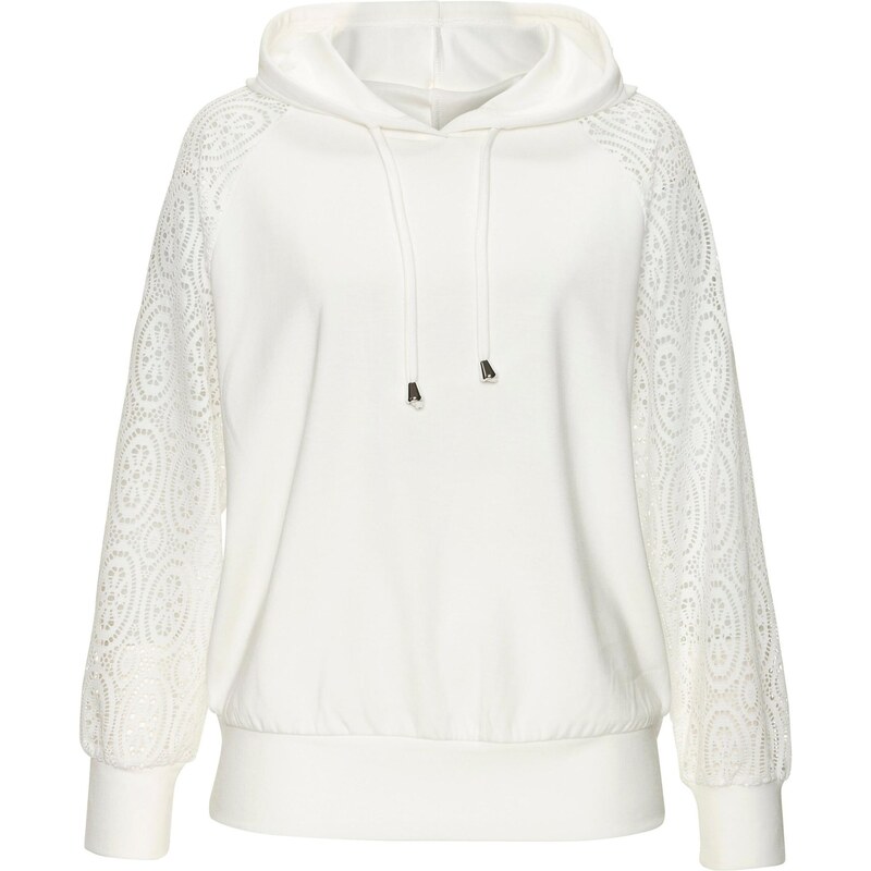 LASCANA Mikina biela 67652086