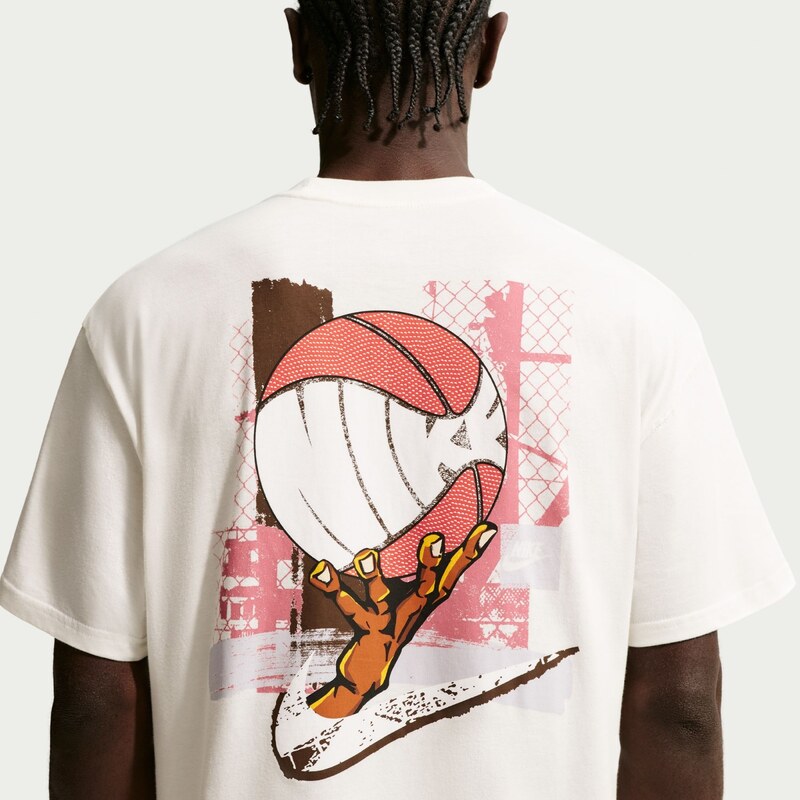 Nike Mens Basketball T-Shirt SAIL 67649117
