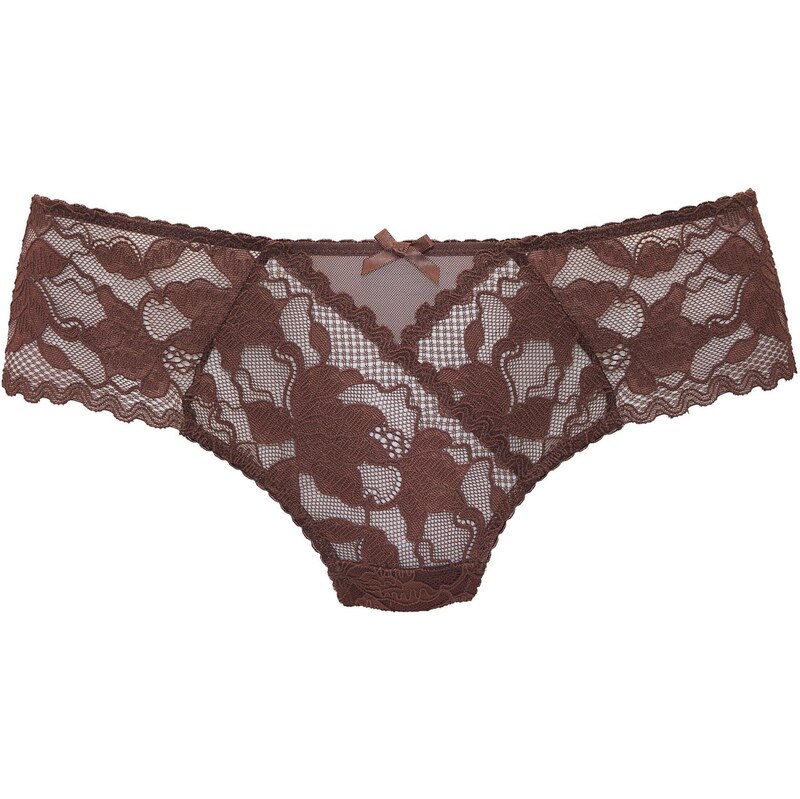 LASCANA Tangá tmavohnedá 67652325