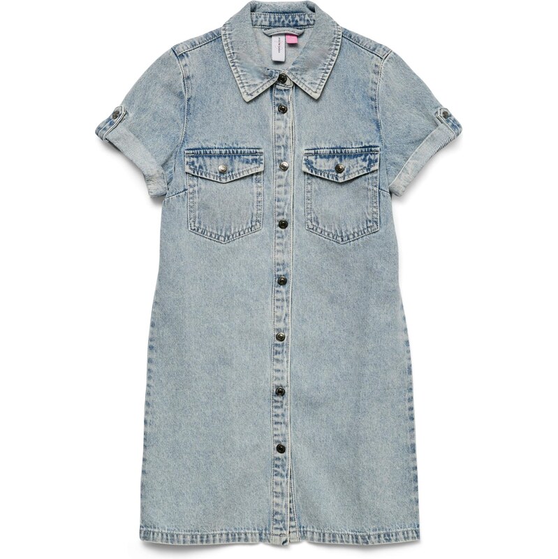 Vero Moda Girl Šaty VMJENNIE modrá denim 67652352