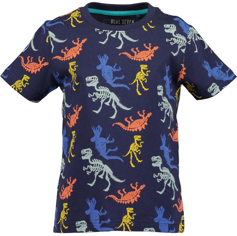 BLUE SEVEN Tričko ultramarínová / žltá / sivá / oranžová 67653399