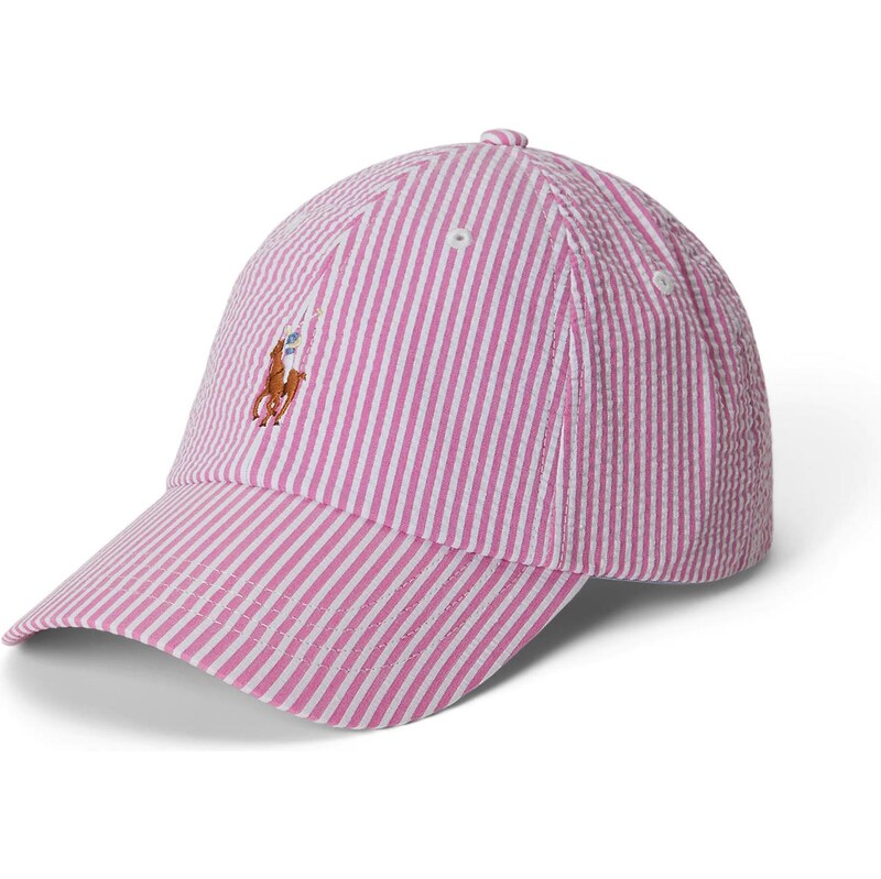 Polo Ralph Lauren Čiapka CLS modrá denim / koňaková / eozín / biela 67653451