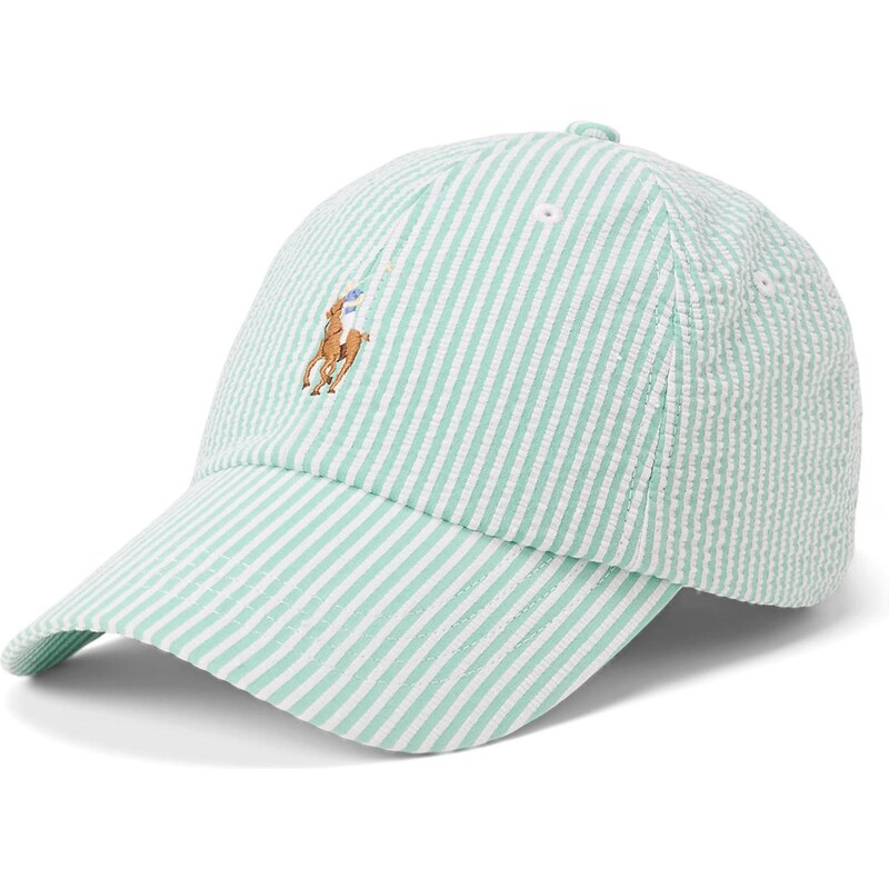 Polo Ralph Lauren Čiapka svetlohnedá / mätová / biela 67653453
