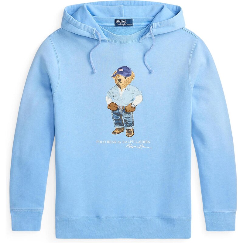 Polo Ralph Lauren Mikina svetlomodrá / tmavomodrá / hnedá / biela 67653599