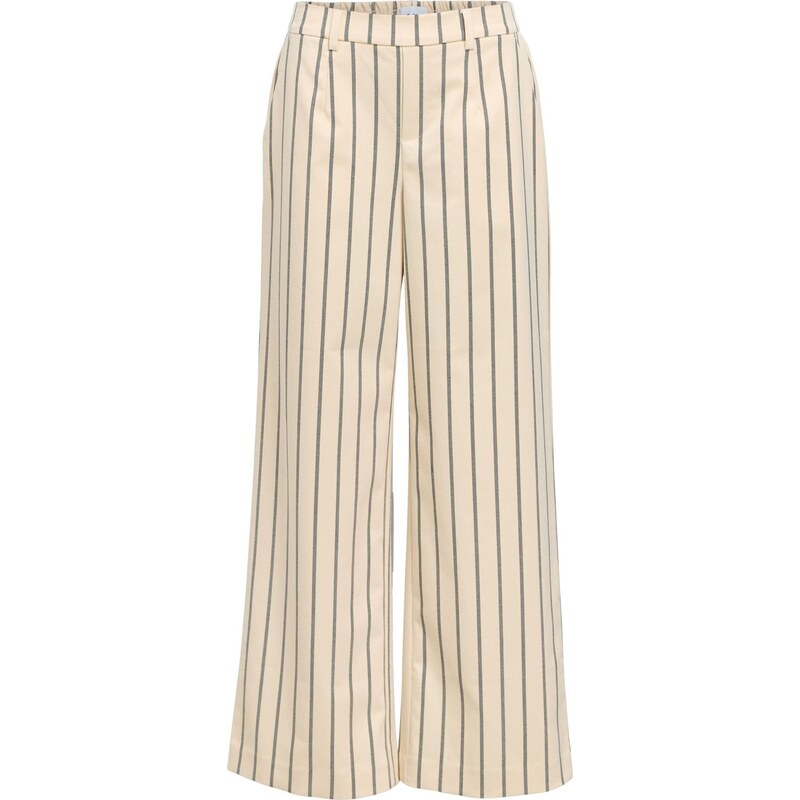 OBJECT Nohavice OBJLisa béžová / čierna 67820270