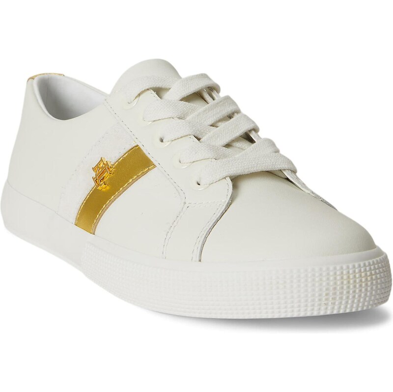 Lauren Ralph Lauren Nízke tenisky JANSON II zlatá / biela 67653611