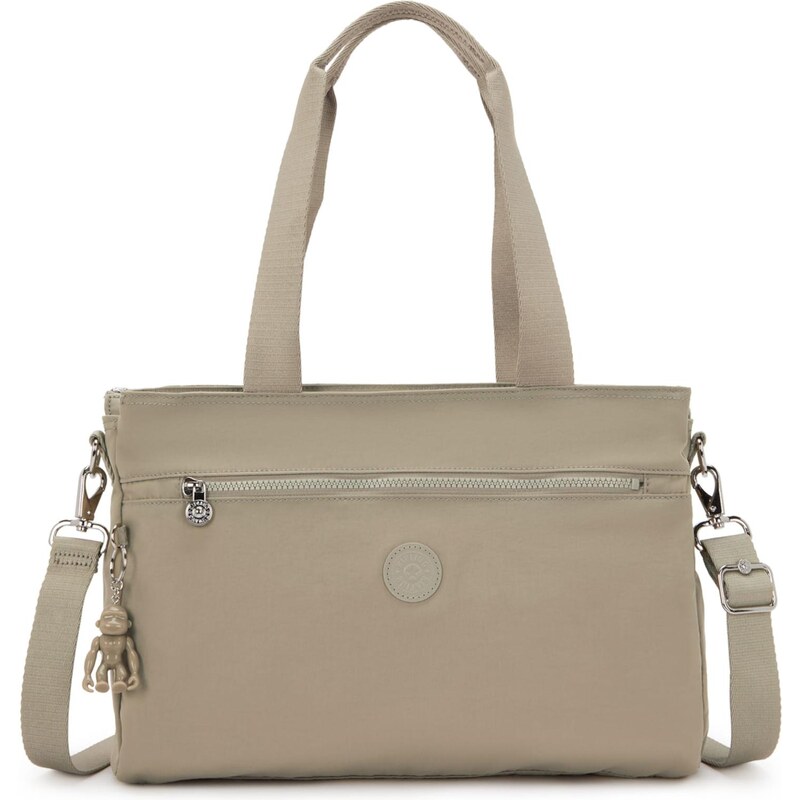 KIPLING Shopper Elysia tmavobéžová 67653629
