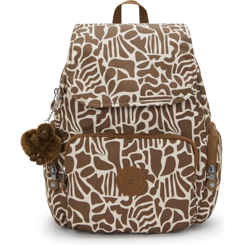 KIPLING Batoh City Zip S krémová / hnedá 67653647