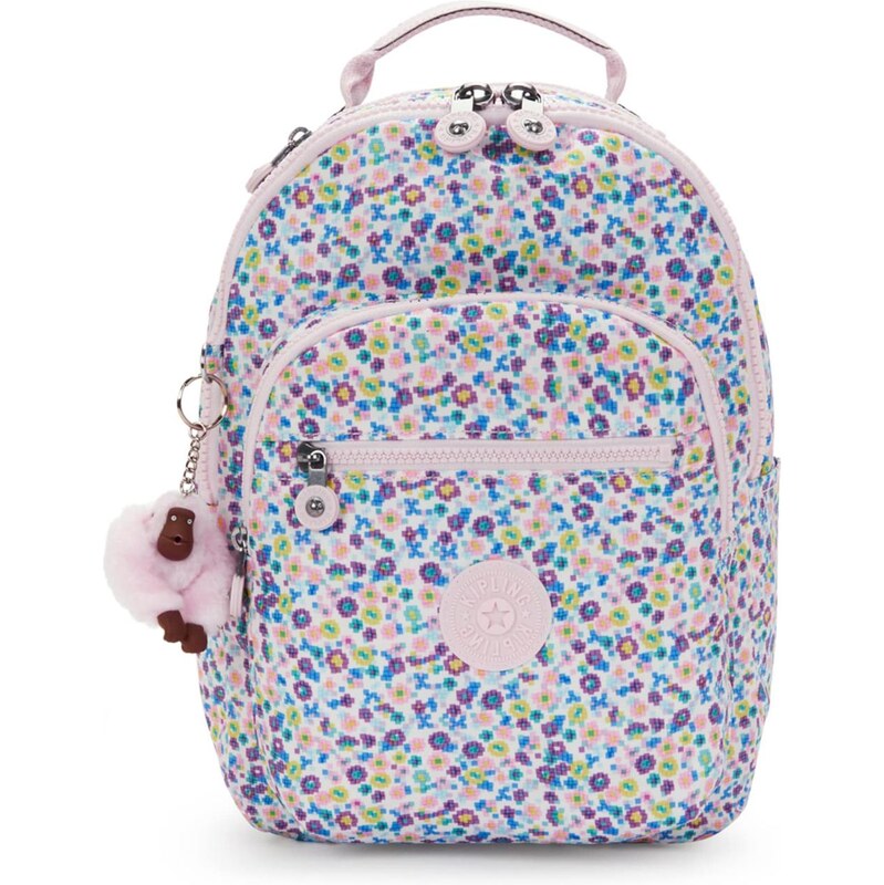 KIPLING Batoh Seoul S modrá / fialová / ružová / šedobiela 67653663