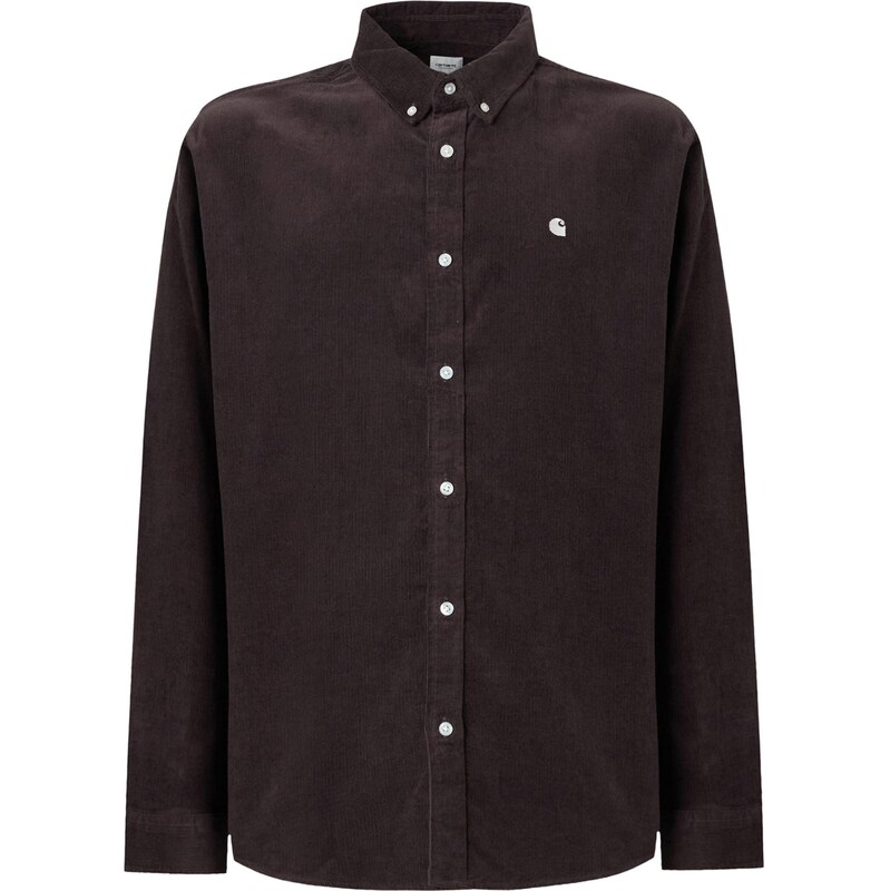 Carhartt WIP Košeľa Madison čokoládová 67653679