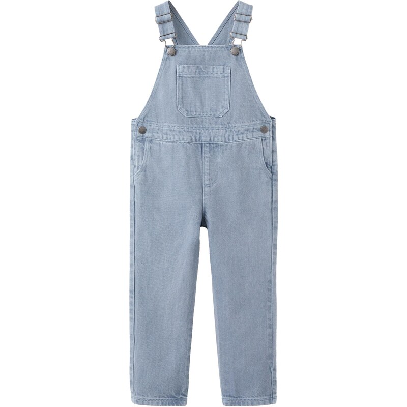 MANGO KIDS Džínsy DUNGAREES OCEAN modrá denim 67653685