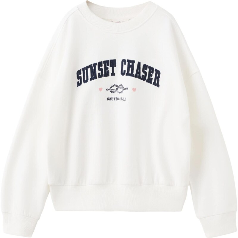 MANGO KIDS Mikina SUNSET námornícka modrá / pastelovo zelená / 67653686