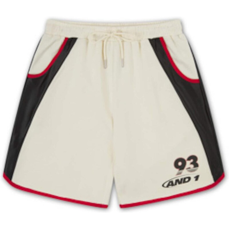 AND1 Nohavice nebielená / jasne červená / čierna 67653743