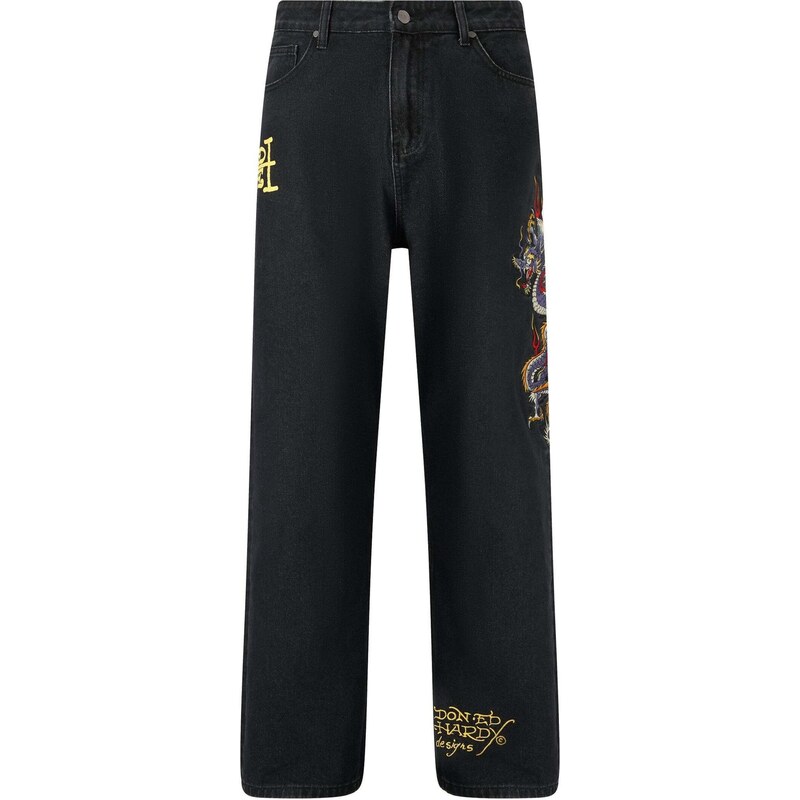 Ed Hardy Džínsy čierna 67653798