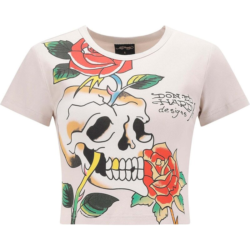 Ed Hardy Tričko nebielená / žltá / zelená / červená 67653813
