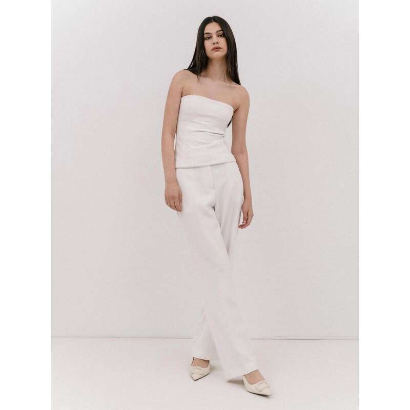 4TAILORS Top biela 67653831