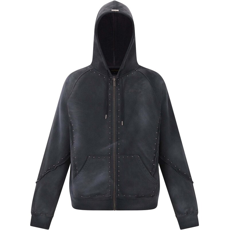 Ed Hardy Tepláková bunda Drag Battle antracitová / čierna 67653850