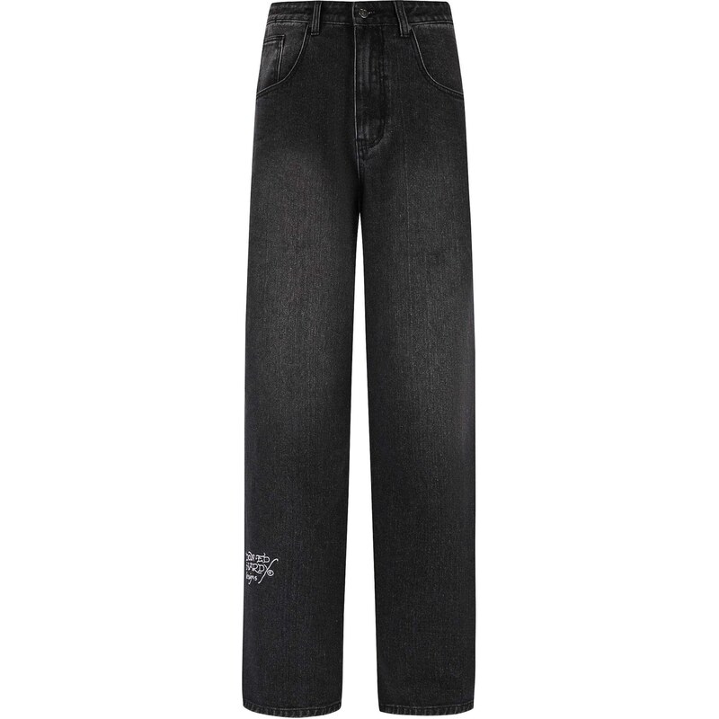 Ed Hardy Džínsy NYC Skull levanduľová / červená / čierny denim / biela 67653926