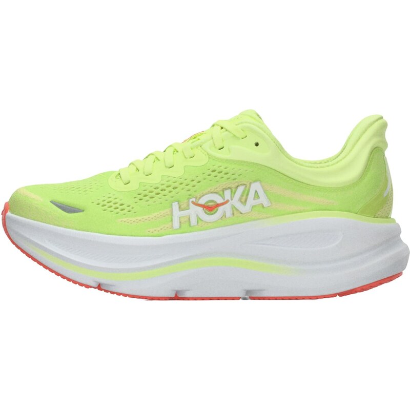 HOKA Bežecká obuv BONDI 9 neónovo zelená / neónovo oranžová / biela 67653972