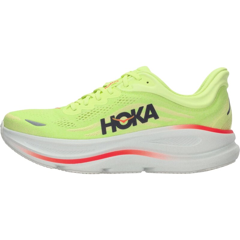 HOKA Bežecká obuv BONDI 9 neónovo zelená / červená / čierna 67653978