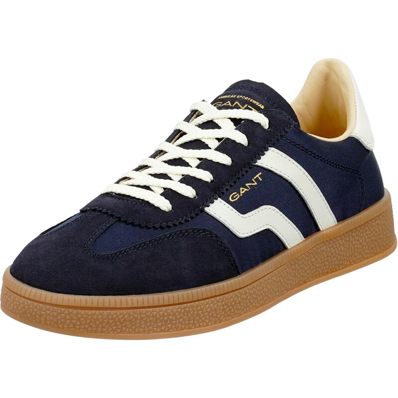 GANT Nízke tenisky Cuzima tmavomodrá / zlatá / biela 67653981