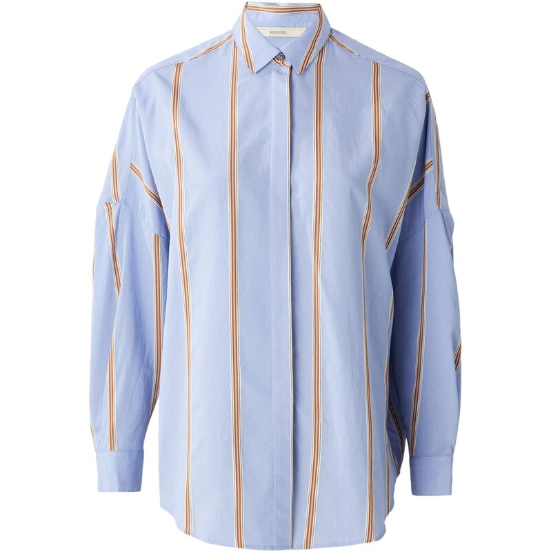 sessun Blúzka CELONA levanduľová / oranžová / biela 67653997