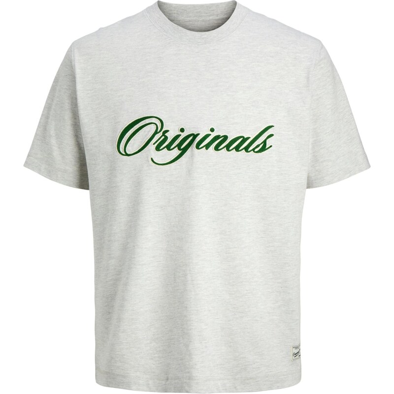 JACK & JONES Tričko JORNANTUCKET zelená / biela / biela melírovaná 67654007