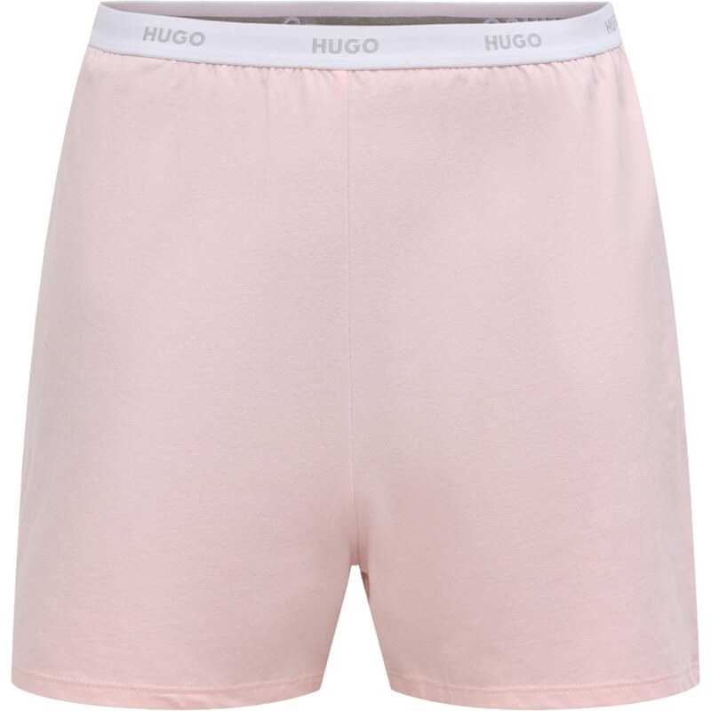 HUGO Pyžamové nohavice rosé / biela 67654022