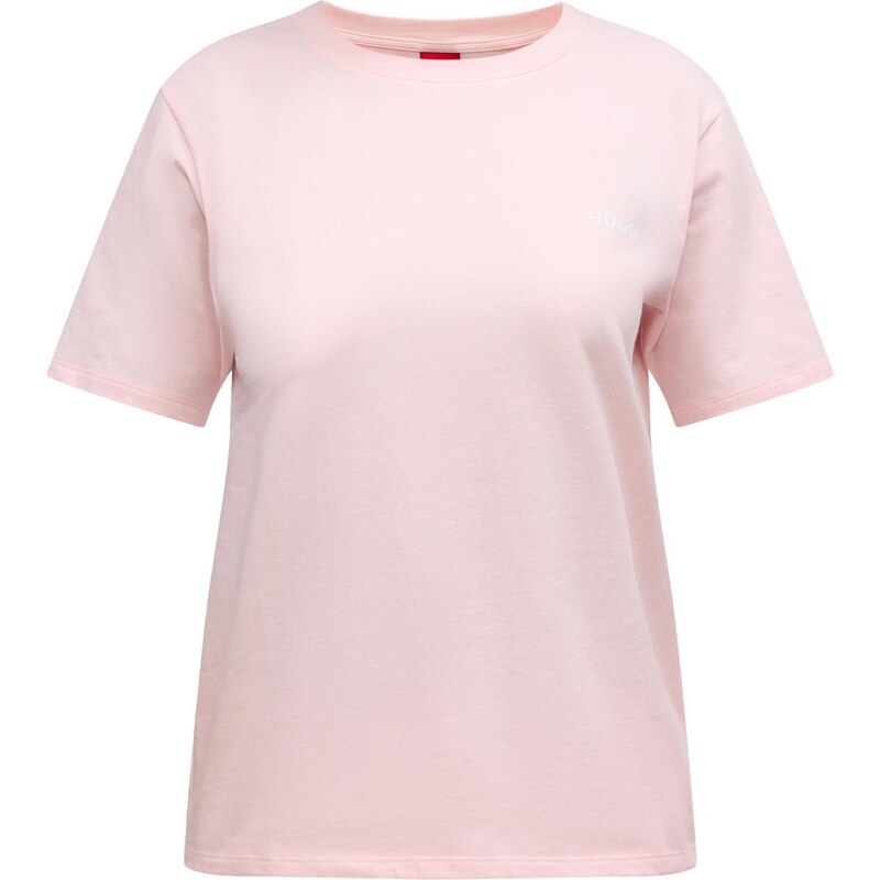 HUGO Tričká na spanie pastelovo ružová / biela 67654023