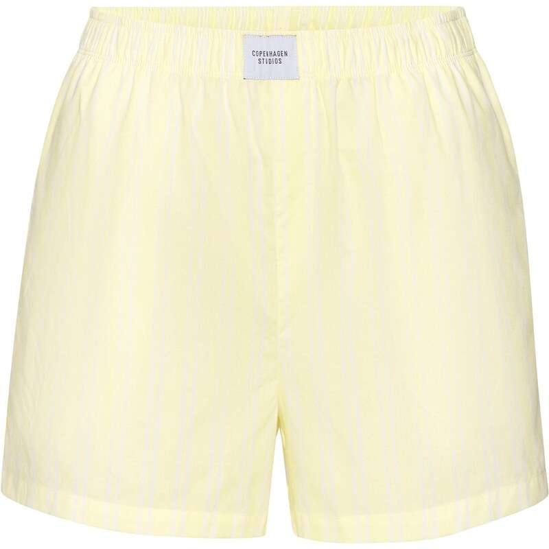 Copenhagen Studios Pyžamové nohavice citrónová žltá / biela 67654041