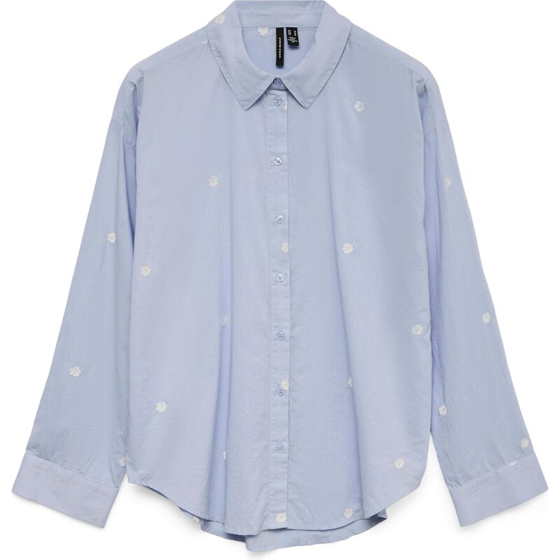 VERO MODA Blúzka VMOdona svetlomodrá / biela 67654068