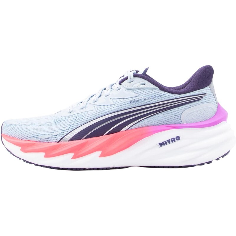 PUMA Športová obuv Velocity svetlomodrá / baklažánová / svetloružová / 67654183