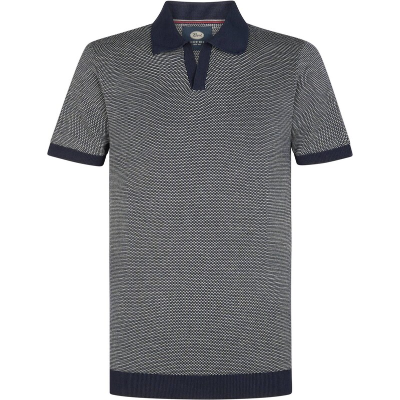 Petrol Industries Sveter námornícka modrá / šedobiela 67654264