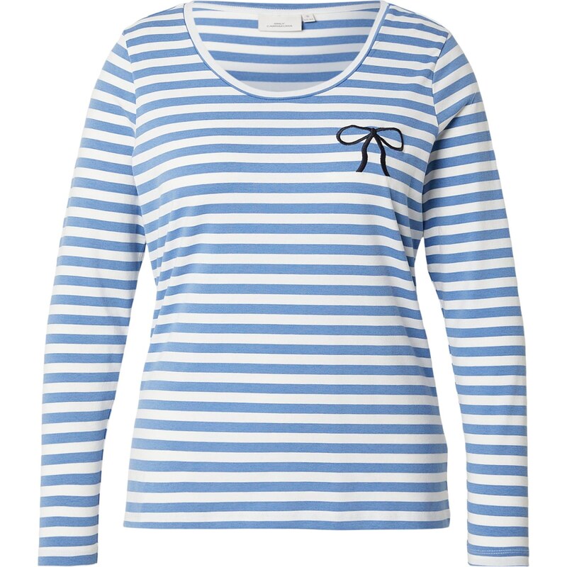 ONLY Carmakoma Tričko CARBODIL kráľovská modrá / čierna / biela 67654300