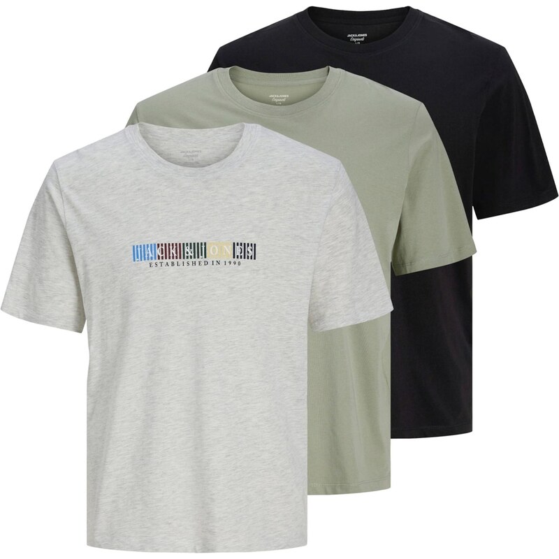 JACK & JONES Tričko JORNANTUCKET azúrová / svetlosivá / pastelovo 67654322