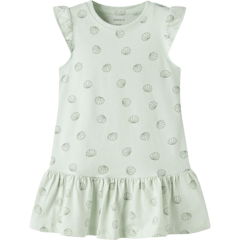NAME IT Šaty NMFVIDA olivová / pastelovo zelená 67654351